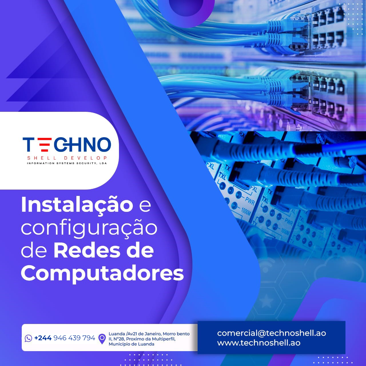 Instalação e configuração de Redes de Computadores