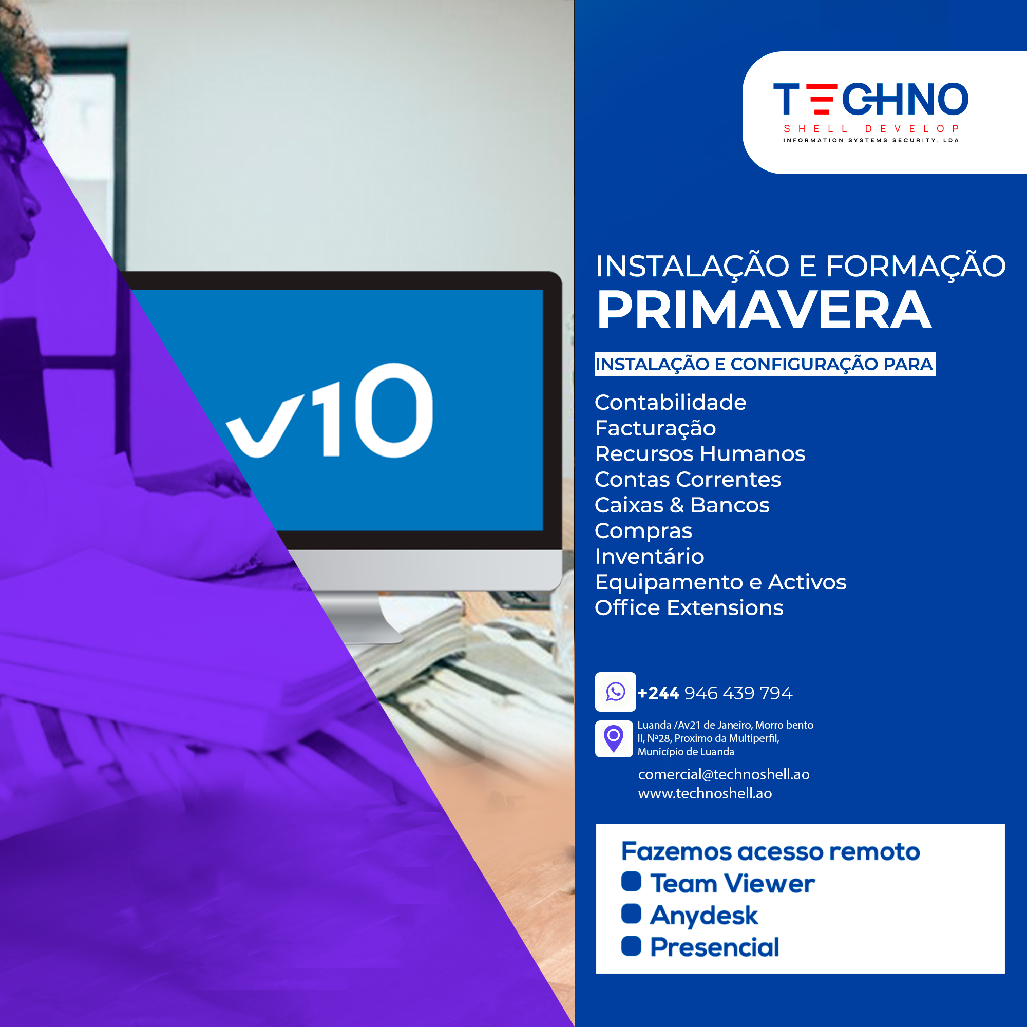 Instalação e Formação Primavera